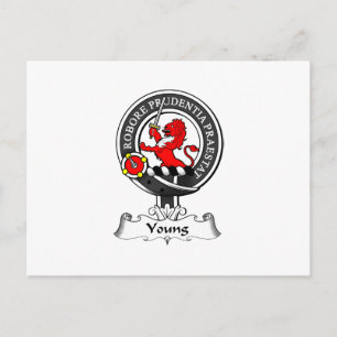 Young Clan Wappen Postkarte