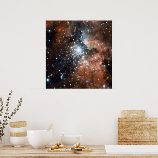 Young Cluster NGC3603 Poster (Küche)