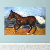 Young Colt Leinwanddruck (Insitu (Holzboden))