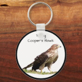 Young Cooper's Hawk Schlüsselanhänger (Vorderseite)