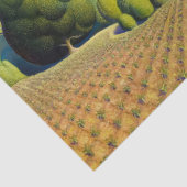 Young Corn von Grant Wood Seidenpapier (Detail)
