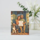 Young Cou Postkarte (Stehend Vorderseite)