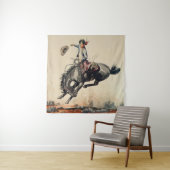 "Young Cowboy" von Will James Wandteppich (Beispiel)