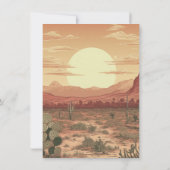 Young Cowgirl Horse Birthday Party Einladung (Rückseite)