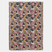 Young Cows Wearing Spring Hats In Strawberry Field Decke (Vorderseite Vertikal)