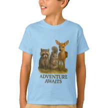 Young Critters Club T-Shirt #1 - "Adventure Awaits