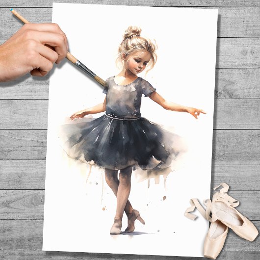 Young Dancer 1 Decoupage Paper Seidenpapier