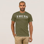 YOUNG Despite My Efforts to Grow Older Mamdani T-Shirt (Vorne ganz)