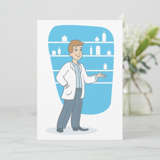 Young Doctor Einladung (Stehend Vorderseite)