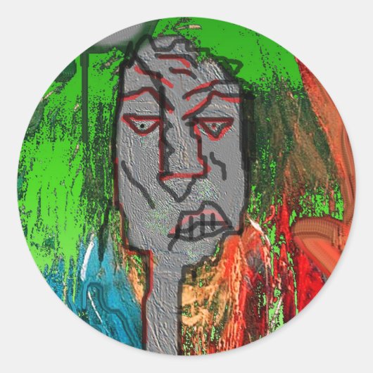 YOUNG DREAD GRAFF RUNDER AUFKLEBER (Vorderseite)