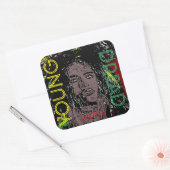 YOUNG DREAD INDICA QUADRATISCHER AUFKLEBER (Umschlag)