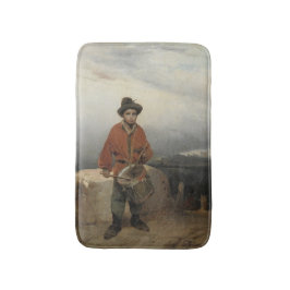 Young Drummer Boy (von Gerolamo Induno) Badematte