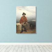 Young Drummer Boy (von Gerolamo Induno) Leinwanddruck (Insitu (Holzboden))