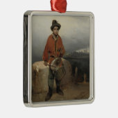 Young Drummer Boy (von Gerolamo Induno) Ornament Aus Metall (Rechts)