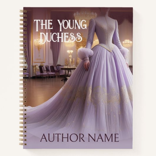 Young Duchess Book Cover Inspiration Notebook Notizblock (Vorderseite)