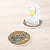 Young Eastern Garter Snake Sandstein Untersetzer (Seite)