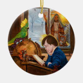 Young Ebeneezer Keramikornament