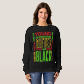 Young ed and Black Black History Month 1 Sweatshirt (Vorne ganz)