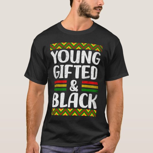 Young ed And Black History African Pride Men Women T-Shirt (Vorderseite)