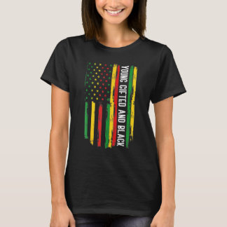 Young ed And Black History Afro African Pride Kids T-Shirt