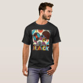 Young Ed and Black Retro I m Black History T-Shirt (Vorne ganz)