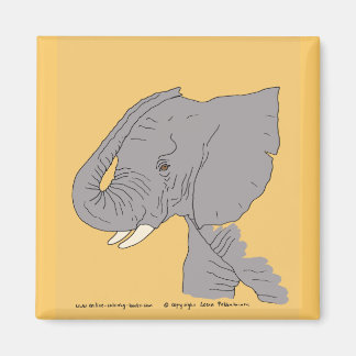 Young Elephant Magnet