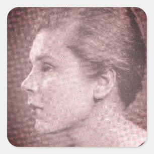Young Elizabeth Bishop Square Sticker