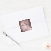 Young Elizabeth Bishop Square Sticker (Umschlag)