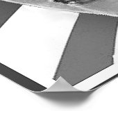 Young Elizabeth II. und ihr Corgi Poster (Ecke)