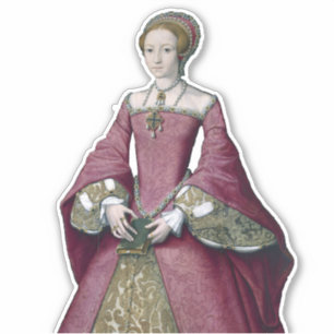 Young Elizabeth Tudor Aufkleber