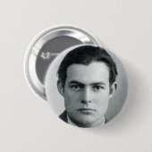 Young Ernest Hemingway-Taste Button (Vorne & Hinten)