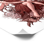 Young Fairy mit Blume von Al Rio Fotodruck (Ecke)