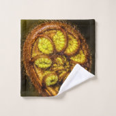 Young Fern Blätter Badhandtuch Set (Waschlappen)