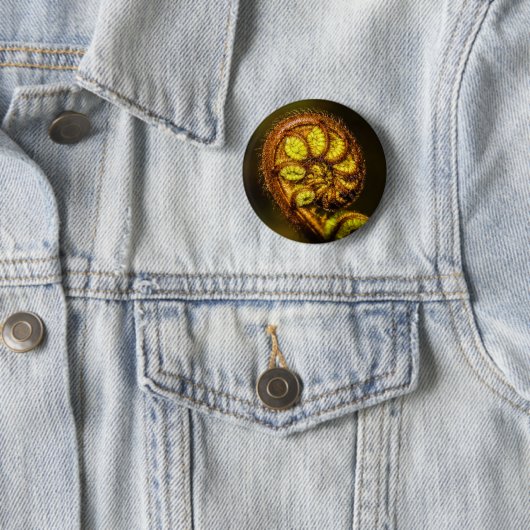 Young Fern Blätter Button (Beispiel)