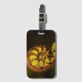 Young Fern Blätter Gepäckanhänger (Vorderseite Vertikal)