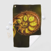 Young Fern Blätter Golfhandtuch (Insitu)