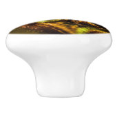 Young Fern Blätter Keramikknauf (Seitenansicht)