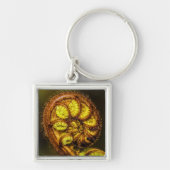 Young Fern Blätter Schlüsselanhänger (Vorne)