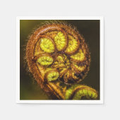 Young Fern Blätter Serviette (Vorderseite)