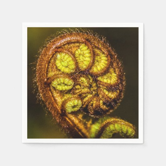 Young Fern Blätter Serviette (Vorderseite)