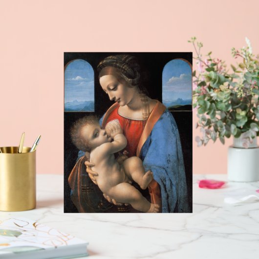 Young Fiancée (1495) Gemälde von Leonardo Vinci Acrylschild (Hochzeit)