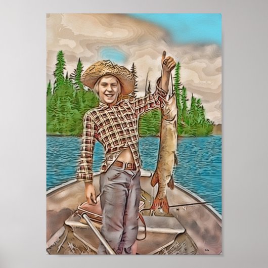 YOUNG FISHERMAN POSTER (Vorne)