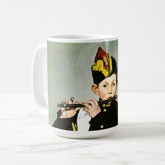 Young Flutist oder der Fifer Edouard Manet Kaffeetasse (Vorderseite Links)