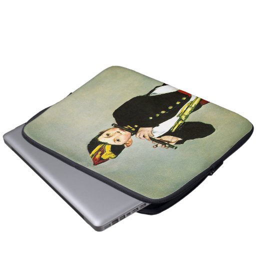 Young Flutist oder der Fifer Edouard Manet Laptopschutzhülle (Vorne Knopf)