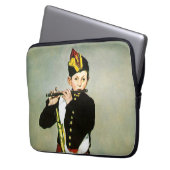 Young Flutist oder der Fifer Edouard Manet Laptopschutzhülle (Vorderseite Links)