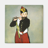 Young Flutist oder der Fifer Edouard Manet Magnet (Vorne)