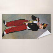 Young Flutist, The Fifer, Edouard Manet, 1866 Badehandtuch (Badehandtuch)