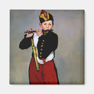 Young Flutist, The Fifer, Edouard Manet, 1866 Magnet