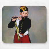 Young Flutist, The Fifer, Edouard Manet, 1866 Mousepad (Vorne)