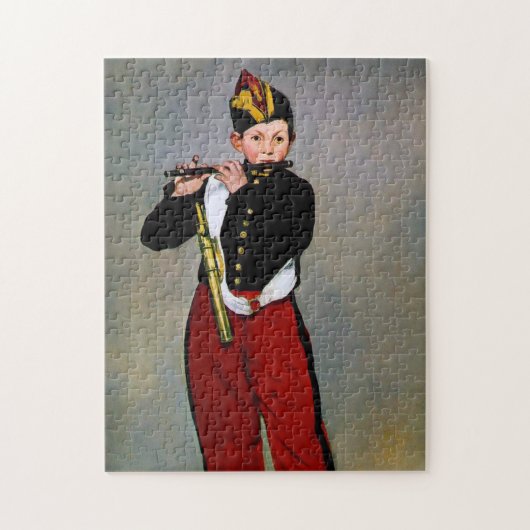 Young Flutist, The Fifer, Edouard Manet, 1866 Puzzle (Vertikal)
